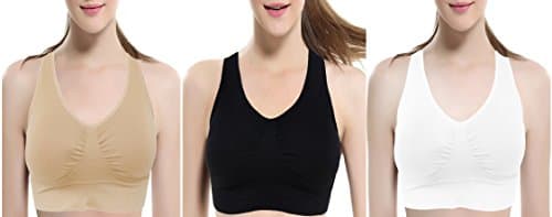 KINYAOYAO Women's Plus Size Ultimate Comfy Medium Support Sport Bra
