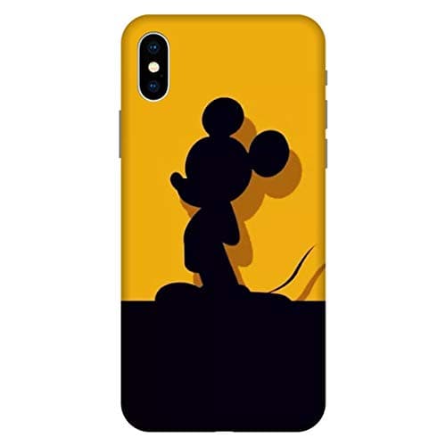 Covertoon All Side Designer Printed Hard Plastic Back Cover iPhone X/iPhone Xs; Mickey Mouse_982