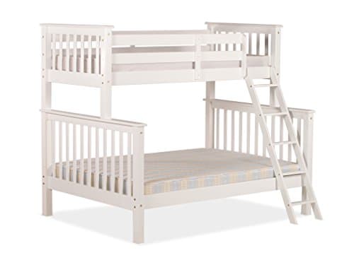 MISSION TM WHITE 3FT OVER 4FT6 TRIPLE BUNK BED