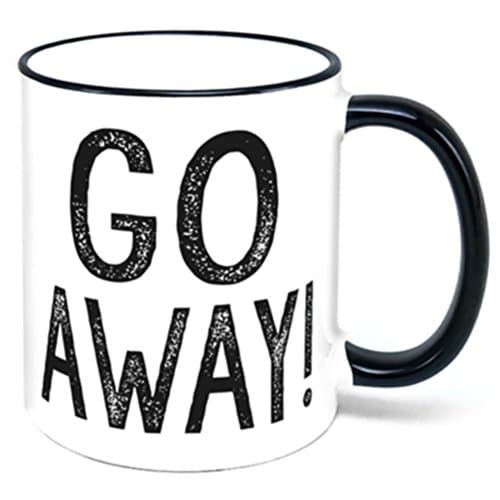 Go Away Coffee Mug leave me alone