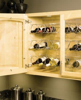 KV FEWR 23.62 FN Horizontal Wine Rack - 5 Ring
