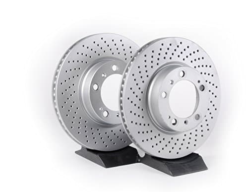 for Porsche (select 99-10 models) Brake Rotor Front L+R (x2) SEBRO COATED