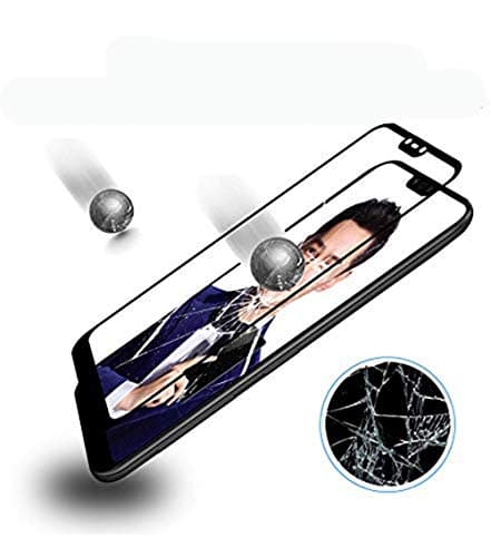 Huawei Honor 8X Screen Protector,Vigeer [Full Coverage] [Anti-Scratch] [Anti-Bubble] [Case Friendly] [9H Hardness] [1-Pack HD Clear] Tempered Glass Screen Protector for Huawei Honor 8X