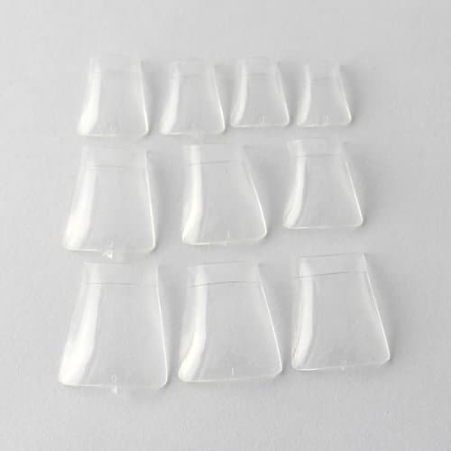 Venuse® New Duck Nail Tips Wide False Nail Tips Acrylic Nail False Nails (Clear)