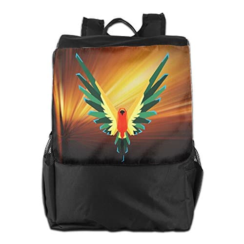 Logan Paul Custom Made Sun Cone Parrot Logo Canvas Shoulder Bag Backpack