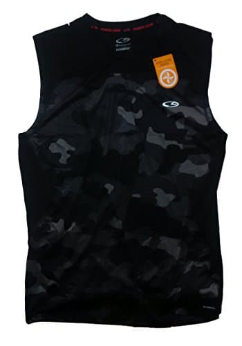 Champion Sleeveless Black Camo Compression T-shirt Medium