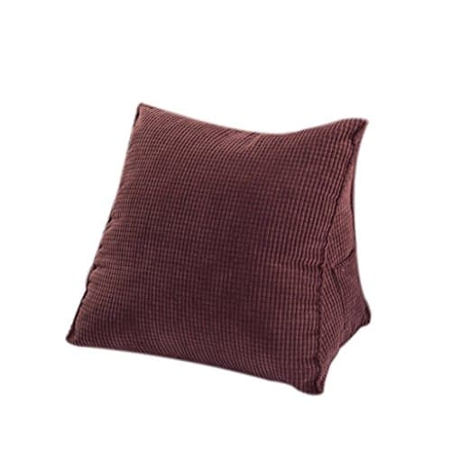 Ewlan Triangle Sofa Cushion, Pearl Wool Filled Back Pain Relief Backrest Lower Lumbar Support Pillow Cushion, Pack Of 1