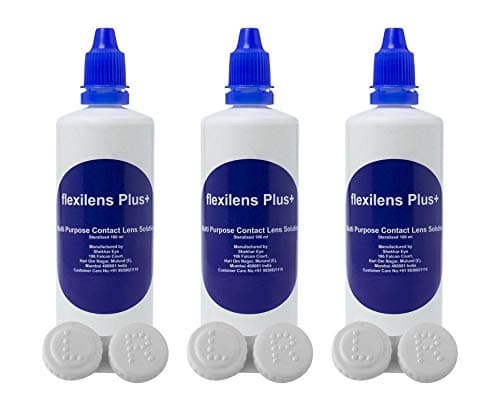 Flexilens Plus + Multi Purpose Contact Lens Solution (300ml+3LensCase)