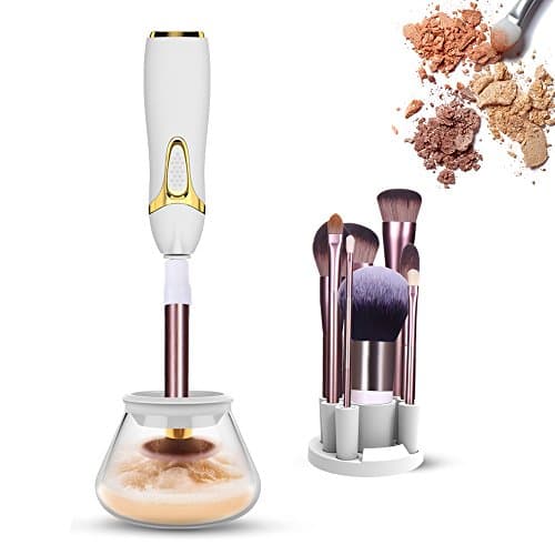 Electric Makeup Brush Cleaner Machine, Automatic Cosmetic Makeup Brushes Cleaner and Dryer