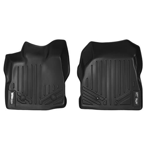 MAXLINER Floor Mats 1st Row Liner Set Black for 2011-2017 Chevy Equinox/GMC Terrain with Dual Front Floor Posts
