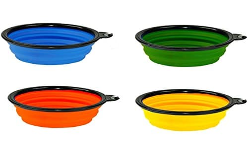 Accordion Transforming Dog Bowl (4-Pack)