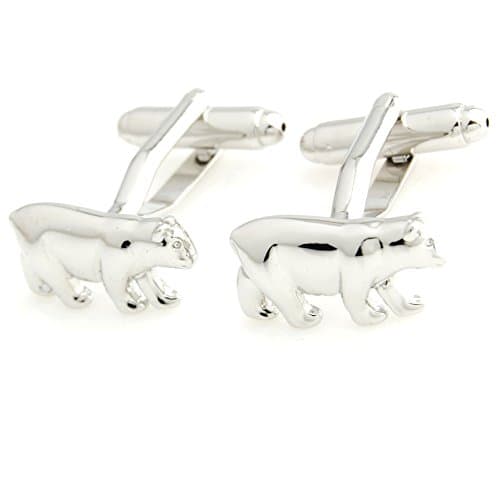 The Smart Man Men's Polar Bear Cufflinks