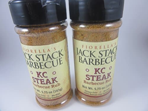 Jack Stack KC Steak BBQ Seasoning (2pk) 5.75oz each Gluten Free No MSG Beef Pork Poultry Fish
