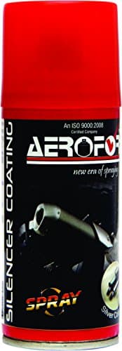 Aerofor Silencer Coating Spray for Bikes (500 ml, Silver)