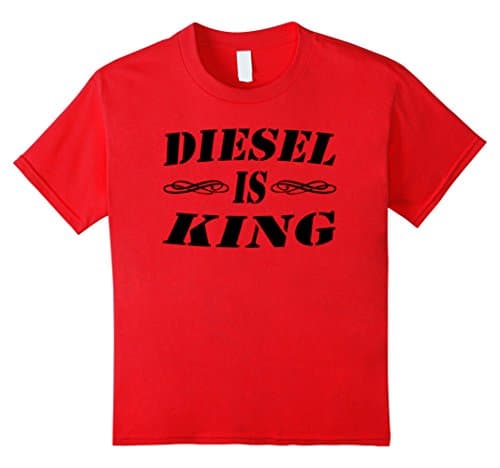 Kids Diesel is King TShirt 4 Red