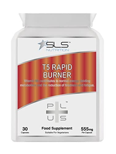 T5 Rapid Fat Burner Containing Green Tea Extract - 30 Easy to Swallow Slimming Capsules - UK Manufactured Using Natural Ingredients - Weight Loss Supplement - Suitable for Vegetarians