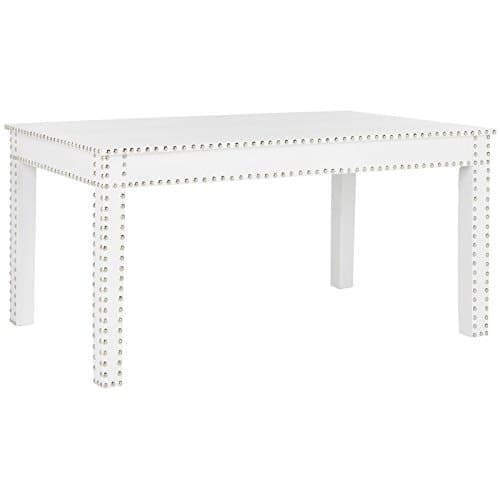 Willa Arlo Interiors Rocio Coffee Table, White Crocodile