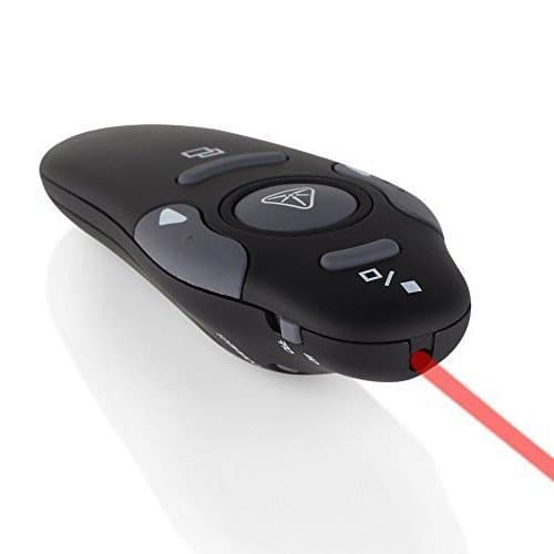 Wireless Presenter,Support hyperlinks RF 2.4GHz PowerPoint Clicker Presentation, Remote Control PPT Pointer Click Pointer