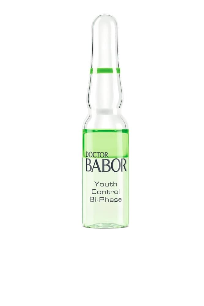 DOCTOR BABOR Youth Control Bi-Phase Ampoules, 2-Step Ampoule with Serum and Nourishing Oils, Protects Against Wrinkles, Anti-Ageing, Smoothing and Firming, 7 ml