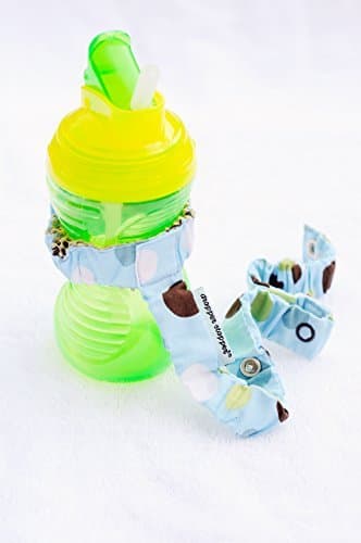 Sister Chic Dropper Stopper Sippy Cup and Tether Toy, Sky Dot by Sister Chic