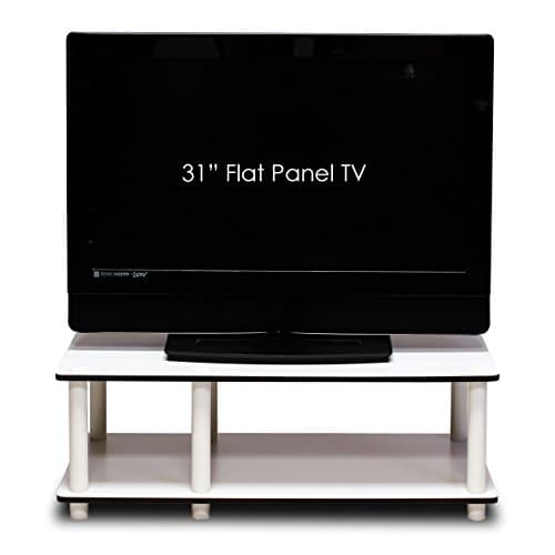 Home Loft Concepts Scratch Resistant 32" TV Stand, White
