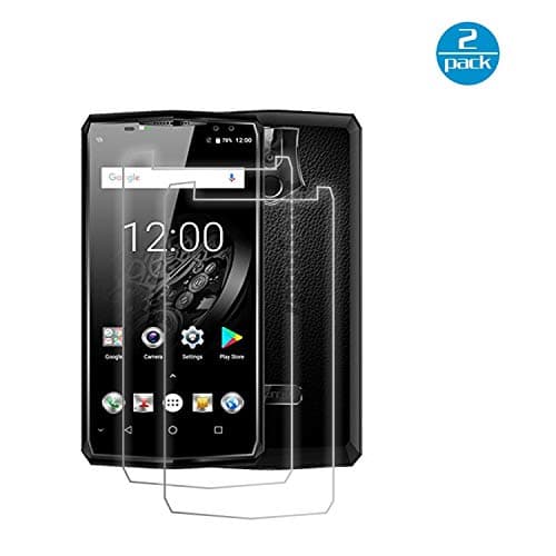 sinogoods [2 Pack] For Oukitel K10 Screen Protector - [9H Hardness] [Crystal Clear] [Bubble Free] Tempered Glass Screen Protector for Oukitel K10 (Transparent)