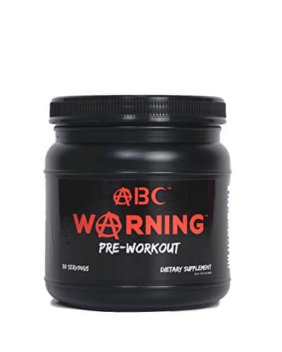 WARNING Pre Workout - 30 servings, 400 mg Caffeine &amp; L- Theanine, 8 g L-Citrulline, 4 g Beta Alanine &amp; More !!!! Powerful Nitric Oxide Supplement - Explosive Strength, Intense Pumps, Extreme Energy