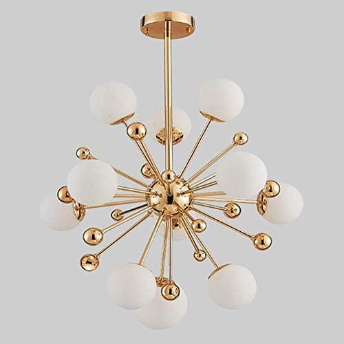 Sputnik Firework Chandelier Lighting Modern Pendant Lighting/Ceiling Light Fixture for Living Room Bedroom Dining Rooms Restaurant Porch (18 Lights)