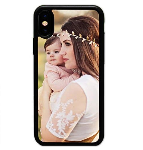 iPhone Xs Case, iPhone X Case, ArtsyCase Custom Personalized Picture Photo Phone Case for iPhone X and iPhone Xs (Black)