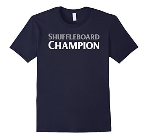Mens Shuffleboard Tee Shirt Large Navy