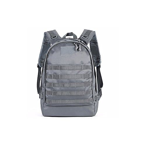 PUBG Level 3 Backpack 35L Tactical Military MOLLE Assault Backpack Pack Waterproof Bag Rucksack Sport Outdoor Gear For Hunting Camping Trekking with USB Charging (gray)