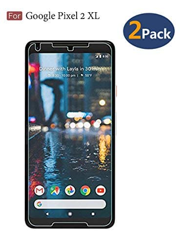 LEDitBe for Google Pixel 2 XL Screen Protector,[Scratch-Prevention][Case Friendly] [Easy Application] Anti-Bubble Tempered Glass Screen Protector for Google Pixel 2 XL [2 - Pack]