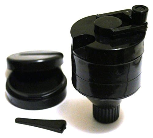 Powder Spice Grinder Hand Mill Funnel - Plastic 3 Piece with Vial - by TitanOwl (3)