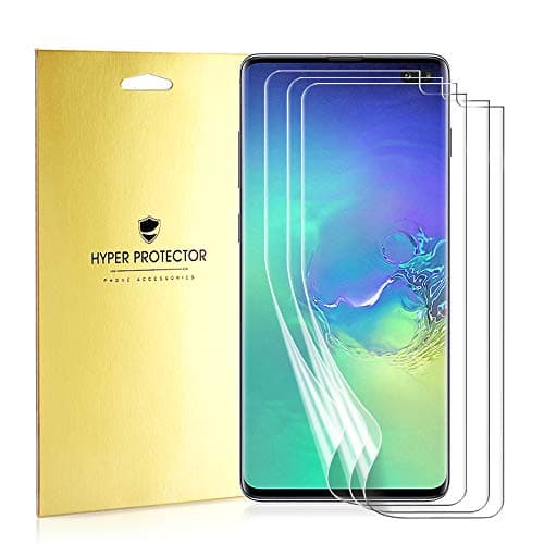 Mimoke Screen Protector for Samsung Galaxy S10 Plus [3 Pack] [Case Friendly] Protective PET Nano Film Screen Flexible Cover For Samsung Galaxy S10 Plus [not tempered glass]