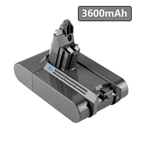 3600mAh Replacement for Dyson 21.6v V6 Battery Compatible with 595 650 770 880 DC58 DC59 DC61 DC62 Li-ion Animal Vacuum DC72 Series Handheld Vacuum