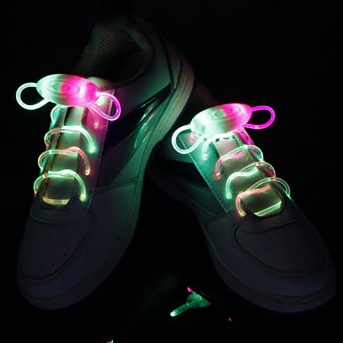 LED Shoelaces Light Up Shoe Laces with 3 Modes Flash Lighting the Night for Party Hip-hop Dancing Cycling Hiking