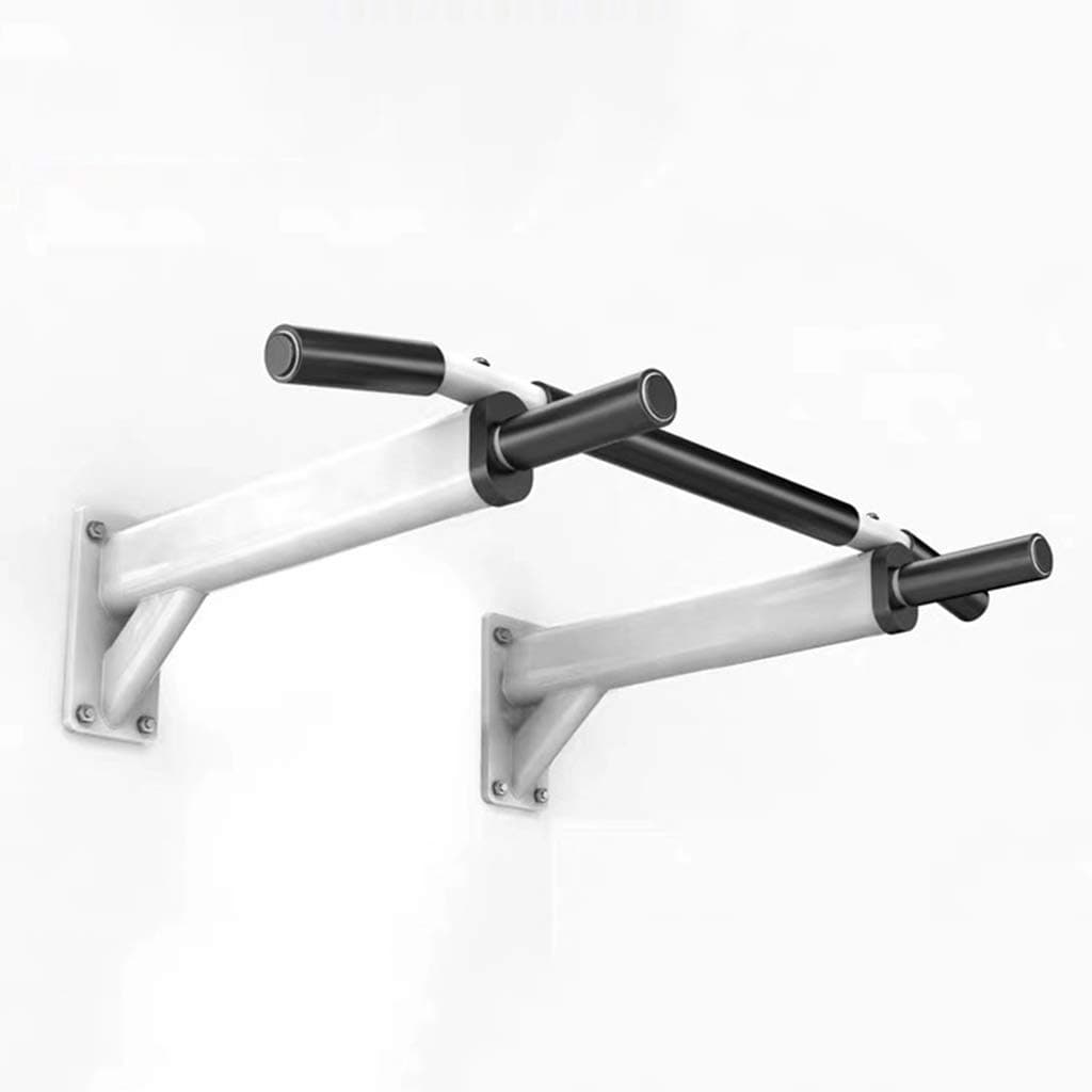Strength Training Equipment Wall Mount Chin Up Bar Multi Grip Pull-Up Bar with Hangers for Punching Bags Power Ropes for Home Gym 1300 LB Weight Capacity (Color : A-White)