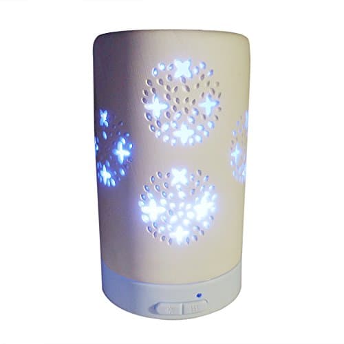 Cado Ceramic Essential Oil Diffuser 100ml Aroma Oil Cool Mist Humidifier with Adjustable Mist Mode Waterless Auto Shut-off and 7 Color LED Lights Changing for Home Office Baby
