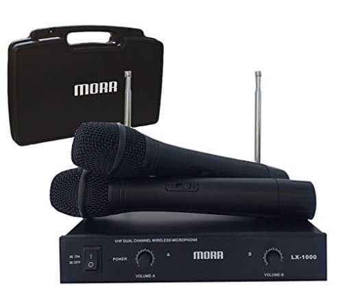 Professional Dual Channel VHF Handheld Wireless Microphone System - Morr Audio
