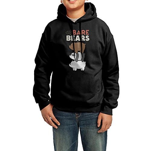 We Bare Bears Kids Cartoon Junior Classic Pullover Athletic Sweatshirt Hoodies