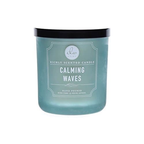 DW Home Decoware Richly Scented Candle Medium Single wick 9.5 oz ----- Calming Waves by DW Home Decoware