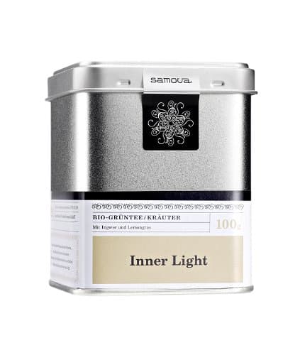 Samova Inner Light, Bio Green Tea/Herbal Tea, loose in a Box, 100 gr