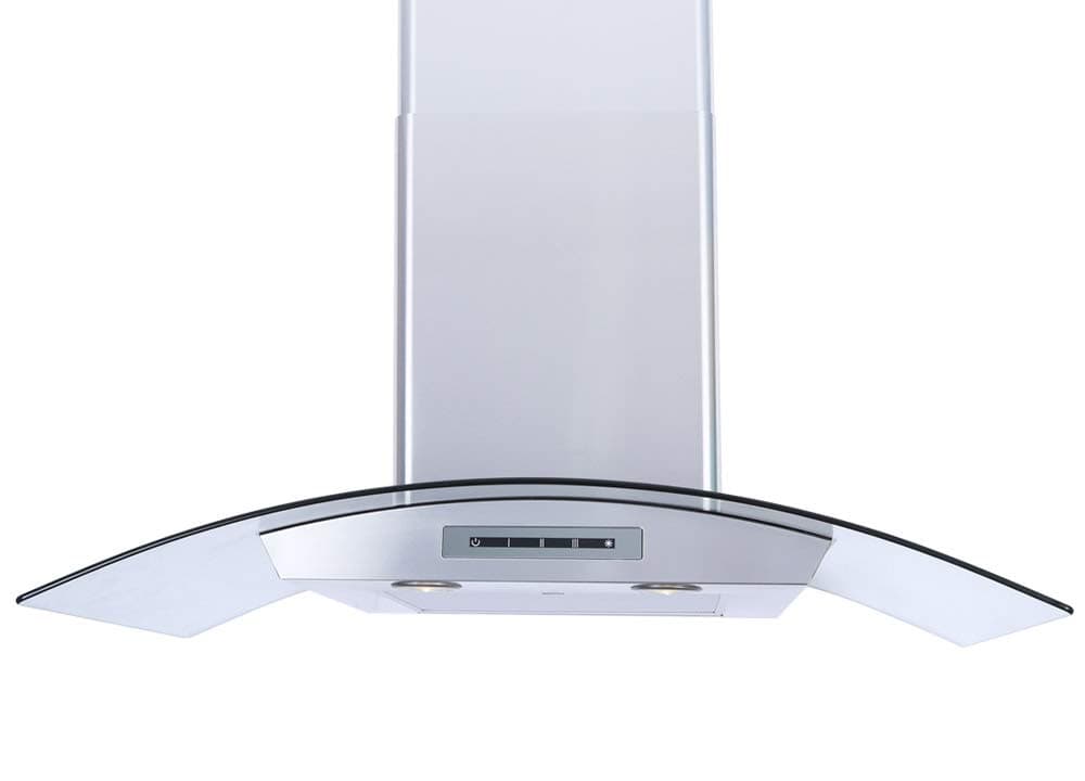 WINDSTER WS-62N Series Wall Mount Tempered Glass Canopy Range Hood