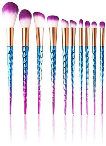 Tribecca 10pcs Makeup Brush Set, 10 Professional Makeup Brushes Kit