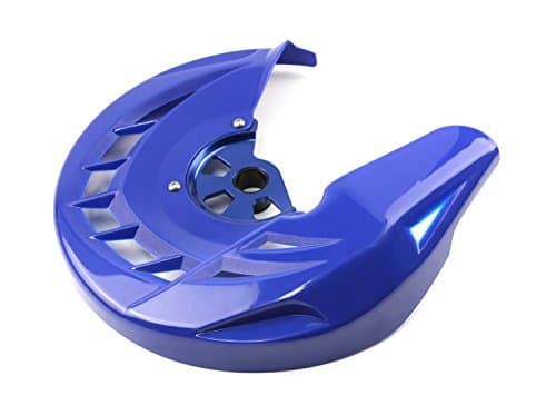 X-Brake Front Brake Disc Rotor Guard Cover Protector Protection for Yamaha YZ125 250 YZF WRF YZF250 YZF450 WRF250 WRF450 (Blue1)