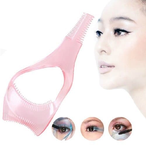 baido RIMEL Cosmetic Eyeliner Tabs Guide Comb Applicator Guide Guide to Color Tools Tool Pink