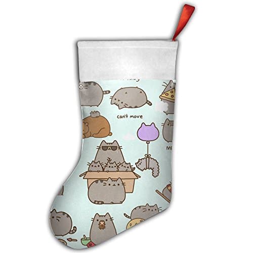 DIGAH OUN Pusheen 3D Print Christmas Stocking