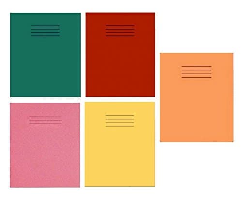 School Exercise Books Mixed Pack for Early Learning Quality Rhino Books x 5