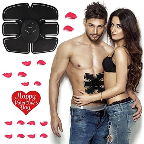 Abs Stimulator Abdominal Muscle Toner - six pack EMS abs, Ultimate Ab massage Toning belt fat burner Abdomen/Leg/Waist, gym Training Home Office Exercise Equipment Workout Fitness