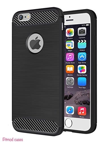 iPhone 6/6s case, Pitmod soft TPU Shock Absorption Bumper- Anti-Scratch and Anti-Slip Cover, Durable Rugged cover for iPhone 6/6s.